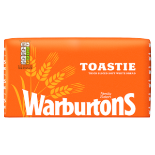 Warburtons Toastie Thick Sliced Soft White Bread 800g